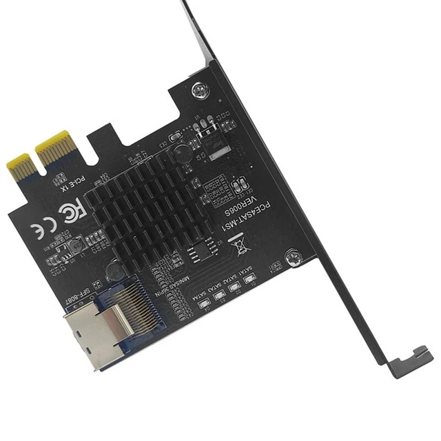 Carte Contrôleur SAS Topiky - 2 Ports SF 8087 RAID 0/1/10 6Gbit/s