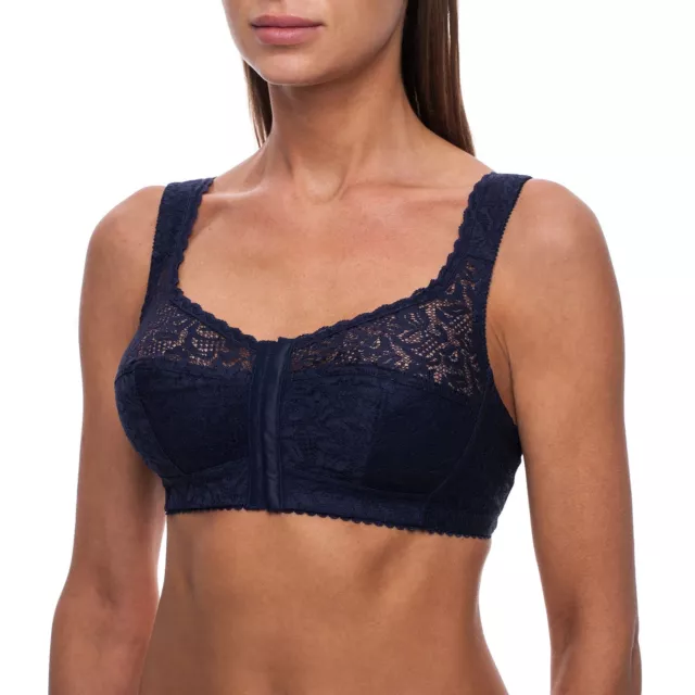 FRONT CLOSURE BRA, Wireless, Non-Padded, Front Close, Bras for Women Plus  Size £28.79 - PicClick UK