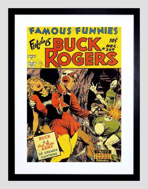 85338 COMIC FAMOUS FUNNIES BUCK ROGERS LASER GUN Decor Wall Print Poster