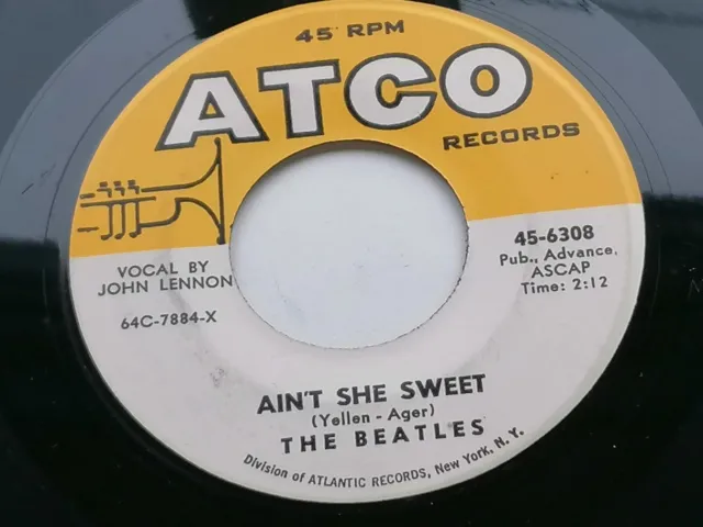 The Beatles  Original 1964 Usa  Atco  45   Aint She Sweet