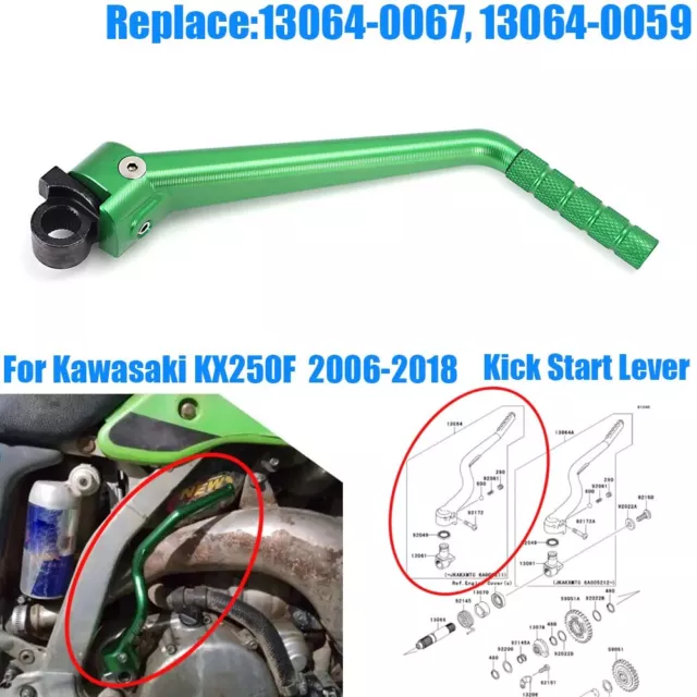 For Kawasaki Kickstarter 2006-2012 KX250F Kick Starter 13064-0059 KX250 F 13-18