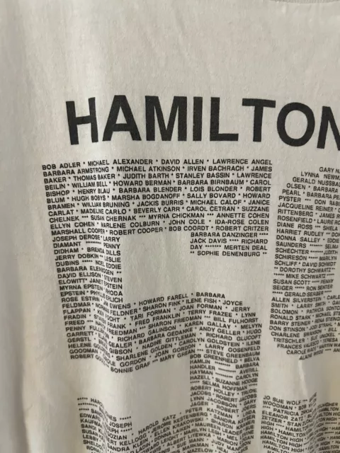 Hamilton High School Reunion T Shirt Vintage 80s XL 50/50 1959 USA Theatre Sport 2