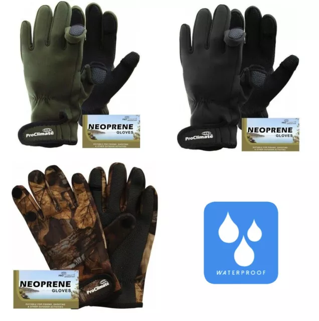 Mens UNISEX Neoprene Gloves Fishing Hunting USE ONLY outdoor Gloves