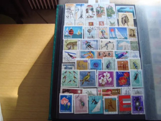 POLOGNE - 44 timbres obliteres (tout etat) stamp poland
