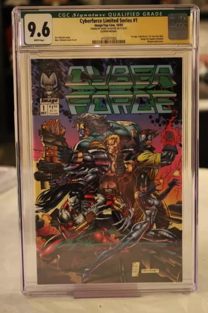 🚨 Cyberforce #1 (limited Series) | CGC 9.6 | SS w/ Marc Silvestri 🚨