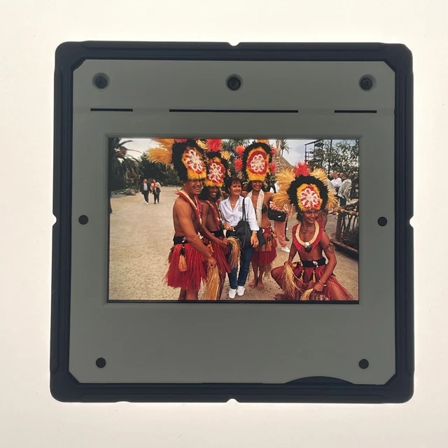 Vintage 35mm Slide S10008 Mexico Native People Traditional Dress Tripe