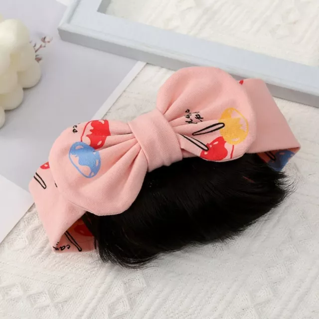 Accessories Baby Bowknot Headband Wig Toddler Neat Bang Princess Wig Headband