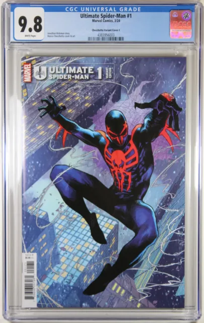 Ultimate Spider-Man #1 (Marco Checchetto Costume C Variant) ~ Cgc 9.8 Nm/M