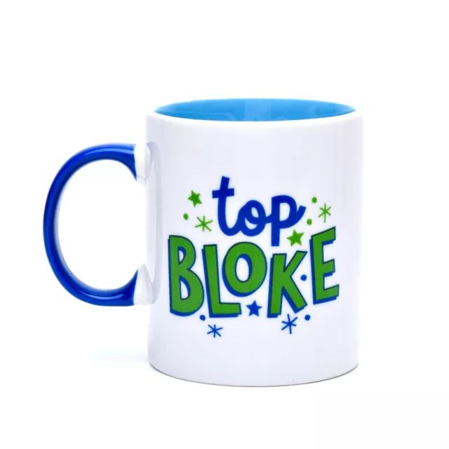 Mug TOP BLOKE As blokes go you're pretty top Mug Coffee Tea Novelty Fun Gift