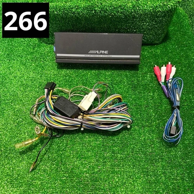 ALPINE KTP-445UJ 4CH power amplifier with wiring £155.57 - PicClick UK