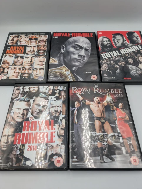 ROYAL RUMBLE BUNDLE X5 DVD From 2011-2016 Perfect Christmas Present £12 ...
