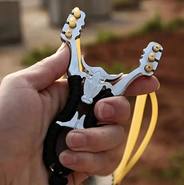 Adult Slingshot Hunting Fishing High Velocity Powerful Catapult