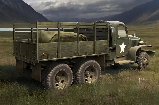 US GMC Cckw-352 Wood Cargo Truck
