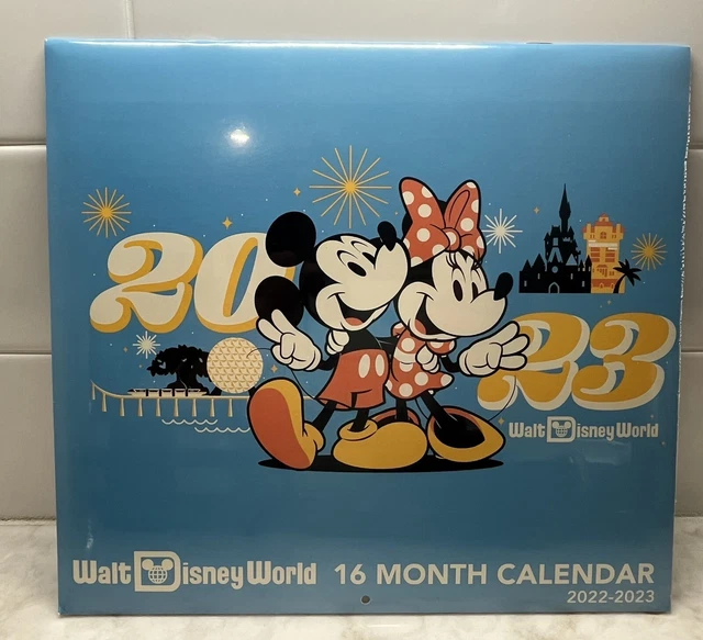 WALT DISNEY WIRLD 16 Month Calendar 8.00 PicClick
