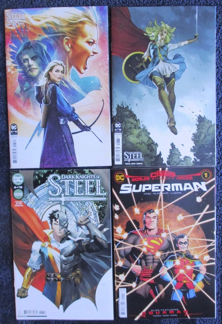4 Comics: DARK KNIGHTS OF STEEL #5-6, Dark Crisis Worlds Without A Justice Leagu