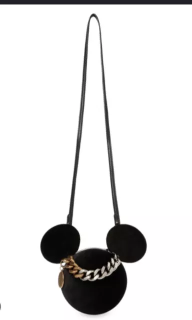 Stella McCartney Limited Disney Mickey Mouse Velvet Clutch On Strap R$2795