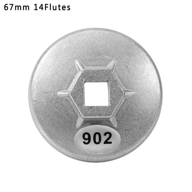 Outil d'enlèvement de douille filtre à huile 14 flûtes robuste 67 mm pour Maz