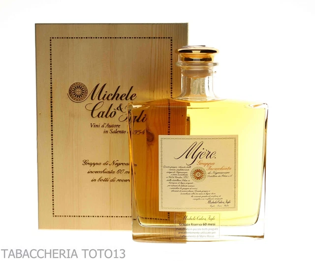 Grappa Mjere Riserva da uve di Negroamaro Vol.43% Cl.70