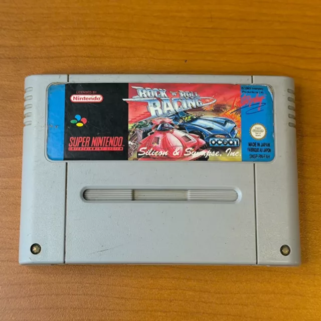 Rock n Roll Racing Super Nintendo Snes Game, Authentic