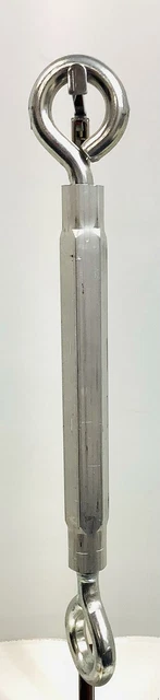 Hook And Eye + Eye Turnbuckle E/E Size 1/2" x 17", For Heavy Objects/Lifting