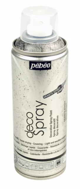 Pebeo Deco Spray 200ml Acrylic Paint for Art, Craft, Home, DIY - Mixed Effects