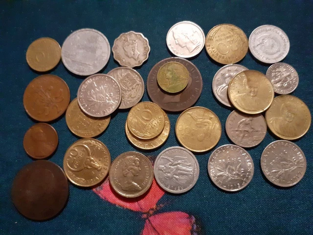 LOT DE 50 pièces de monnaie ancienne française pris dans ce gros lot