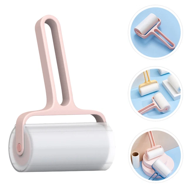 LEBEXY Rullo Per Lanugine Portatile Riutilizzabile, In ABS E Silicone, Lavabile, Per Peli Di Animali Domestici, Vestiti E Viaggi, Colore Blu - 2