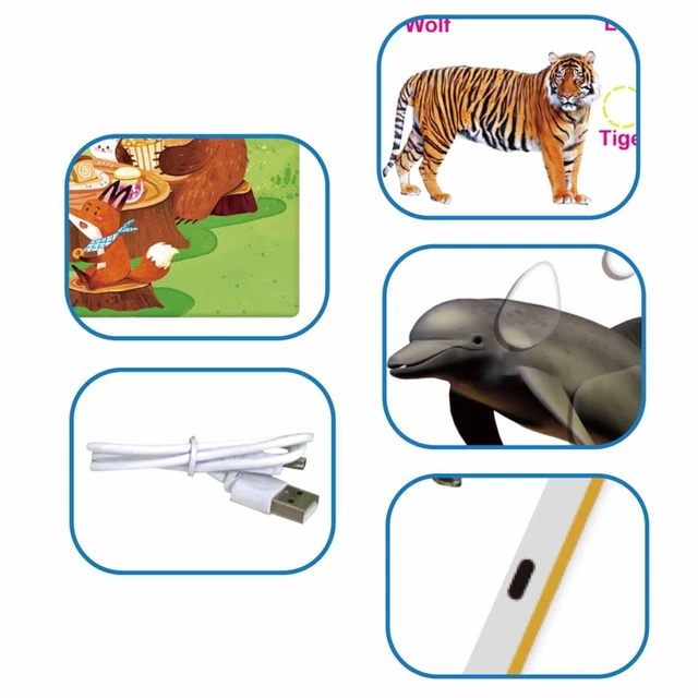 First English Sound Toy – Livre Interactif Parlant – 260 Mots, 14 Thèmes – Dès 3 Ans – Développement Du Langage