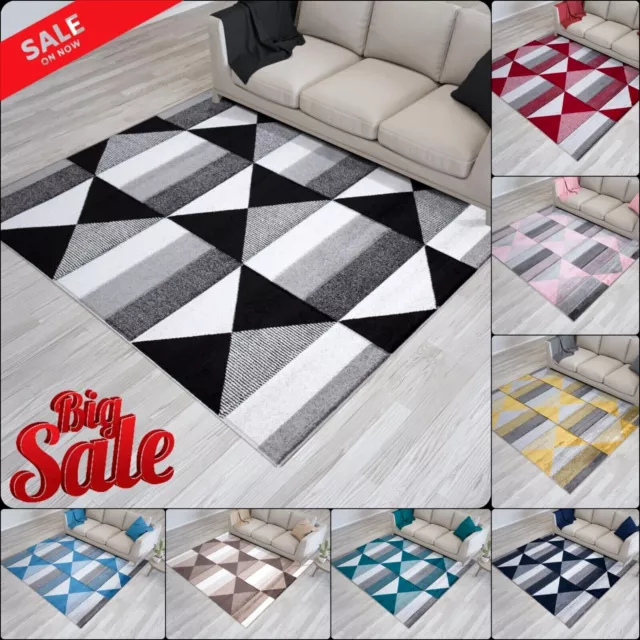 Living Room Thick Large Area Rug Bedroom Carpet Hallway Runner Rug Floor Mats Uk