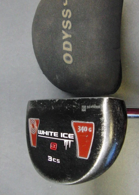 Odyssey White Ice ix 340G 3cs Centre Shafted Putter Steel Shaft 89.5cm Long +H/C
