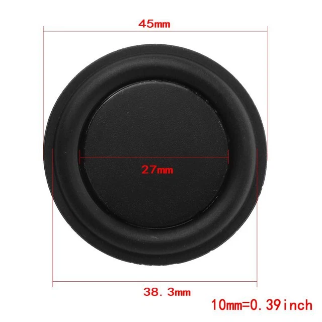 45MM Round Speaker Passive Radiator Replacement Kit Speaker Bass Diaphragm