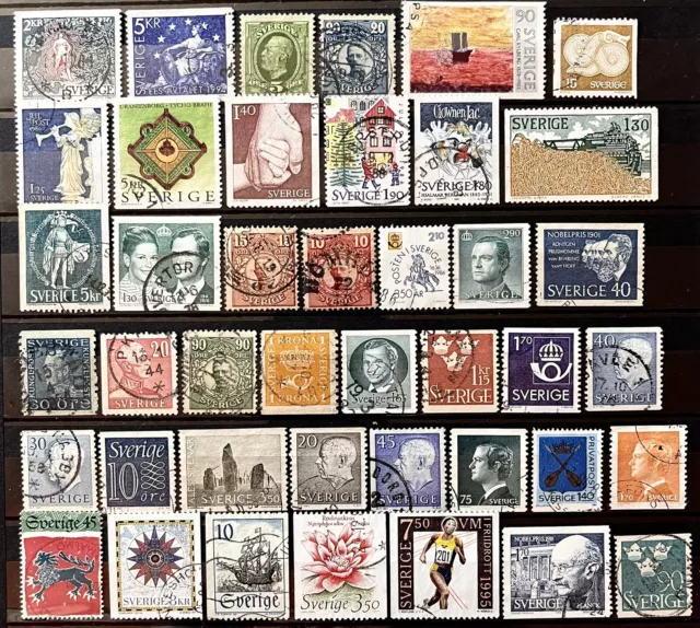 Sweden Sverige Stamps Superior Small Collection Some Old Rare Lot 12010324