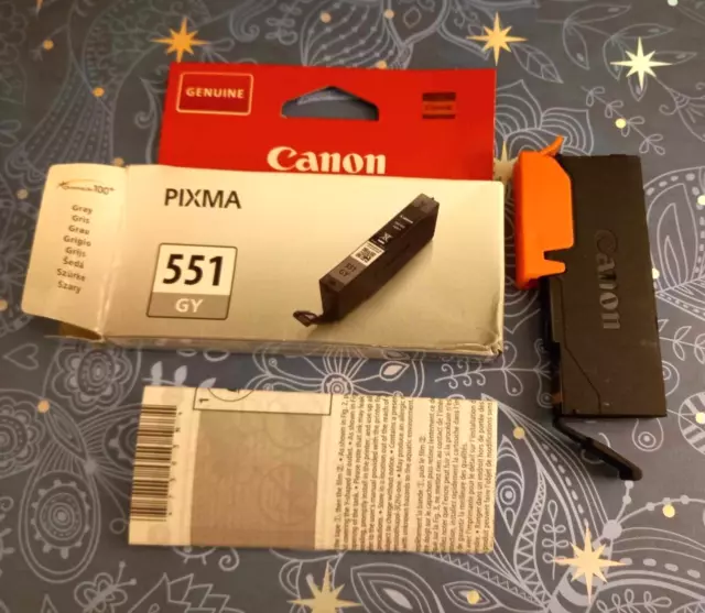 CANON GENUINE PIXMA CHROMALIFE 100+ 551 GY Cartridge Grey