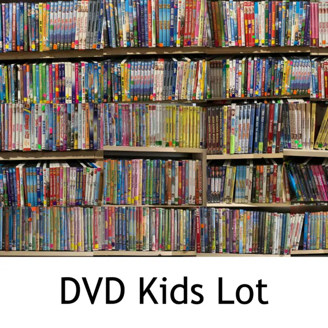 DVD Sale Pick Choose Your Kid Children Movies Combined Ship Huge Used Lot