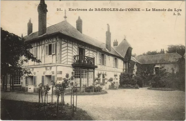 CPA BAGNOLES-de-l'ORNE-Le Manoir du Lys (29875)