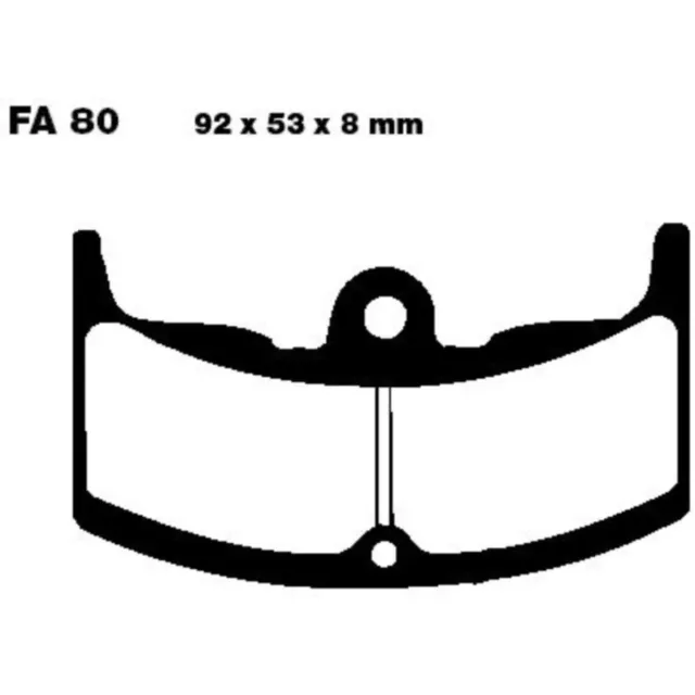 Bremsbeläge Bremsklotz Standard EBC vorne Bremse Motorradbremse Bremssteine  44