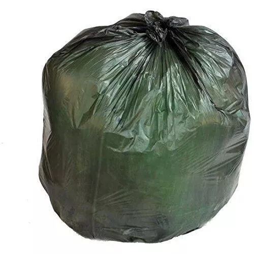 PlasticMill 7-10 Gallon, Black, High Density, 8 Micron, 24x24, 1000 Bags/Case,