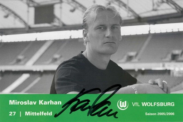 MIROSLAV KARHAN , VFL Wolfsburg , Slowakei , Fußball , original