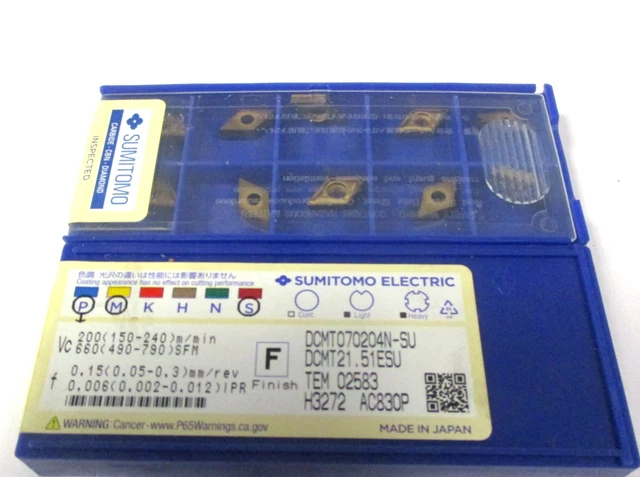 8 THIELEMANN Wendeplatten zum Fräsen XDHW 040110 K 03 TiAlN Neu H50672