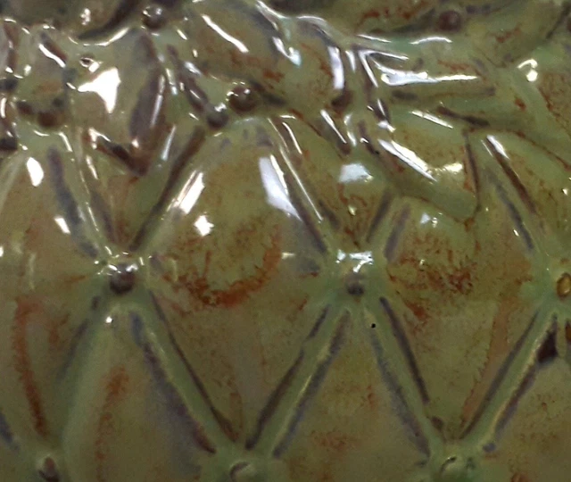 McCoy Pottery Quilted Jardiniere, Shape 1488