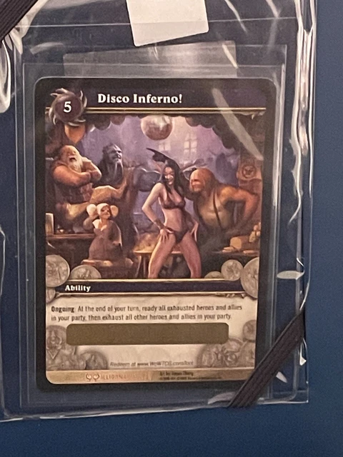 World of Warcraft WoW TCG The Hunt for Illidan Disco Inferno Loot Card