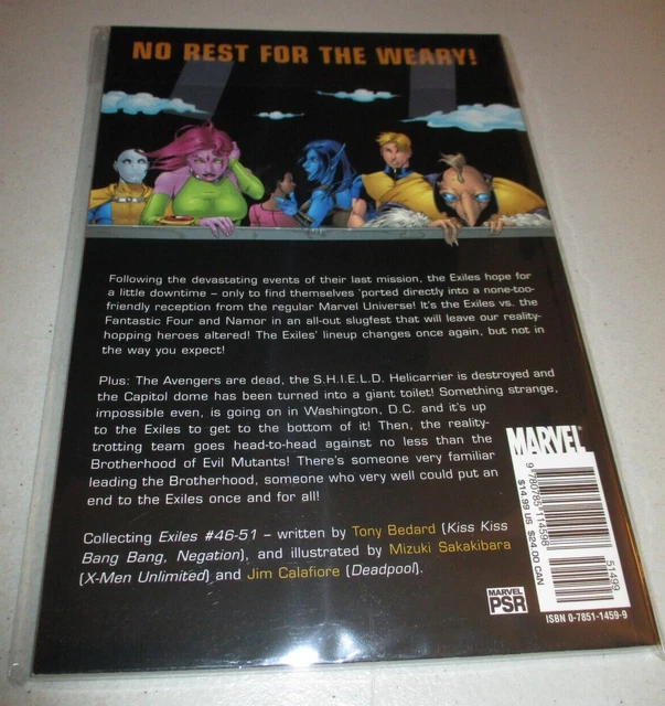 Exiles vol. 8 9 10 (TPB Softcover, Lot of 3) Earn Your Wings, Bump in the Night 3