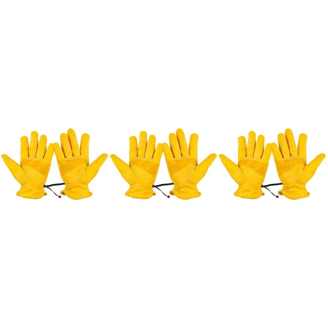 3 Pairs Gants Femme De Jardinage Résistants Respirants Outils Équitation