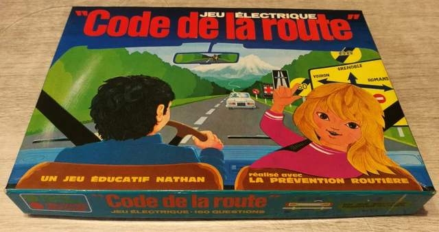 CODE DE LA ROUTE - Jeu ancien Nathan - 1975 - Jeu électrique EUR 5,00