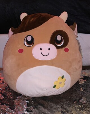 sage brown cow squishmallow