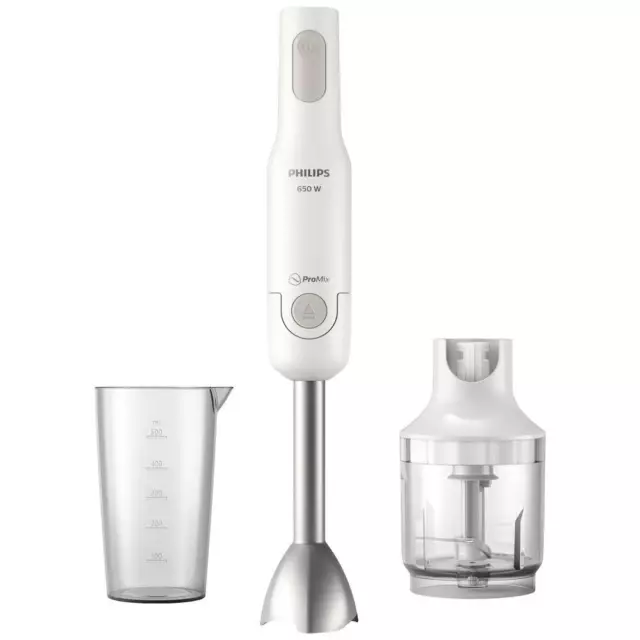 Philips HR2535/00 Mixeur plongeant 650 W avec blender, avec embout hâchoir