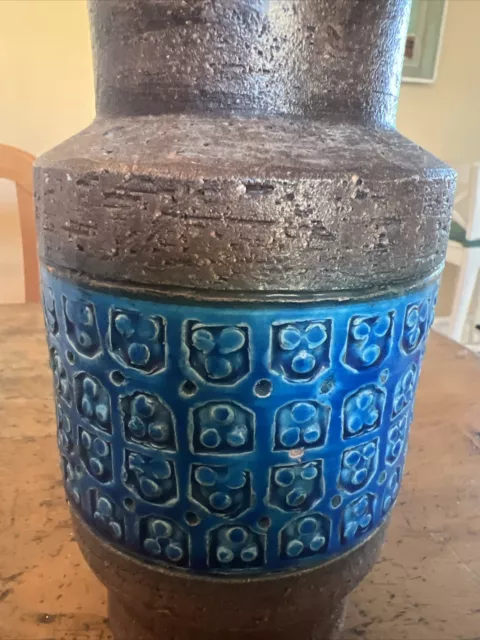 VINTAGE ALDO LONDI TRIFOGLIO Vase for BITOSSI Turquoise Clover MCM $16. ...