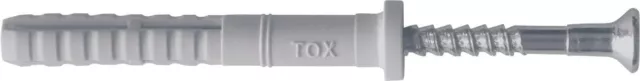 TOX 017102551 - Caja de 50 tacos clavo LSN ATTACK 6 x 35 mm + tornillo LSN-ZK