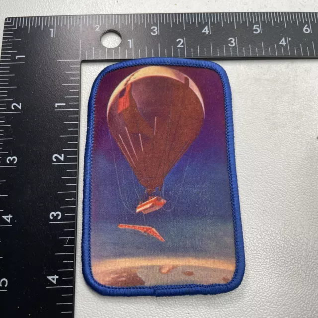Vintage HOT AIR BALLOON Printed-On-Style Patch 24X6