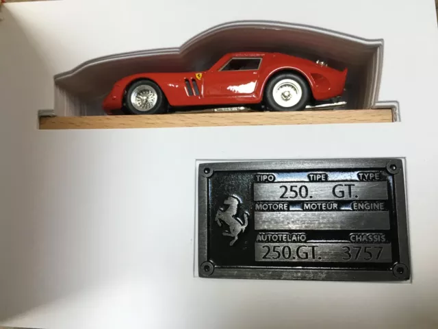 1962 1/43 Ferrari 250 GTO red SPECIAL 40th ANNIVERSARY in a book n/BBR Remember